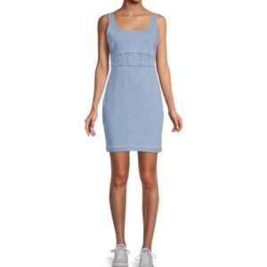 NOBO | Sleeveless Denim Jumper Mini Dress Size Medium